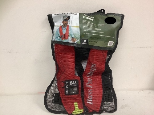 AM33 All-Clear Auto/Manual-Inflatable Life Vest, Appears New, Sold As-is - Lot 144
