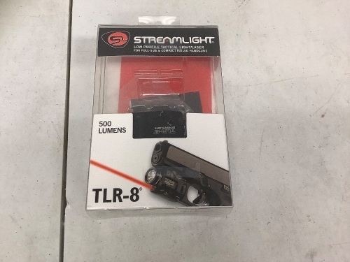 Streamlight TLR-8 Weapon Light with Laser Sight, E-Comm Return, Sold As-is - Lot 371