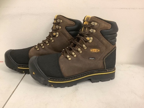 KEEN Utility Milwaukee Waterproof Steel Toe Boots Men, 9.5 Wide, E-Comm Return, Sold As-is - Lot 420