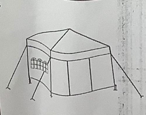 Party Canopy Gazebo Tent, E-Comm Return, Sold As-is - Lot 394