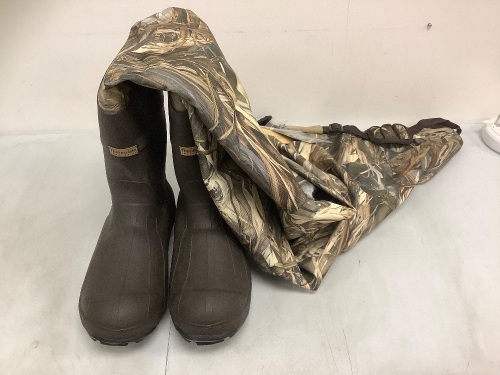 Breathable Waist-High Hunting Waders Men's 13, Appears New, Sold As-is - Lot 517
