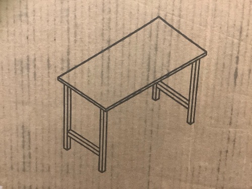 Table w/ Metal Legs, Appears New, Sold As-is - Lot 567