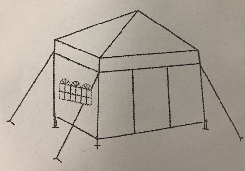 Party Canopy Gazebo Tent, E-Comm Return, Sold As-is - Lot 519