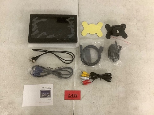 Podofo 10.1" LCD Color Monitor - Lot 2439