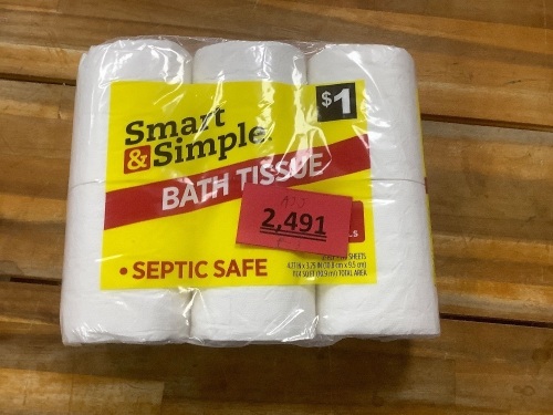 96 rolls of toilet paper - Lot 2491