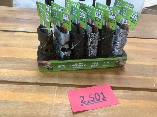 Set of 12 Lighter Cases - Lot 2501