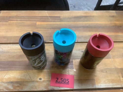 Set of 6 Silicone Ash Trays - Lot 2505