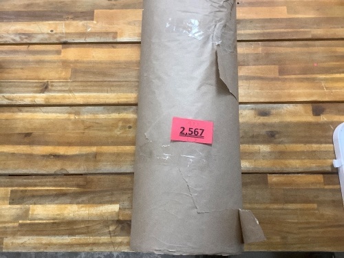 Roll of brown paper - Lot 2567