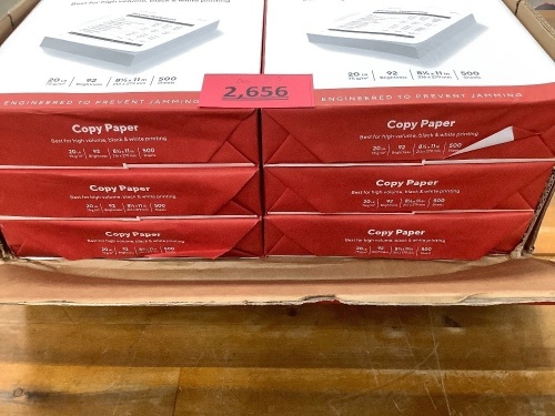 Box of 3000 Sheets of TruRed Copy Paper - Lot 2656