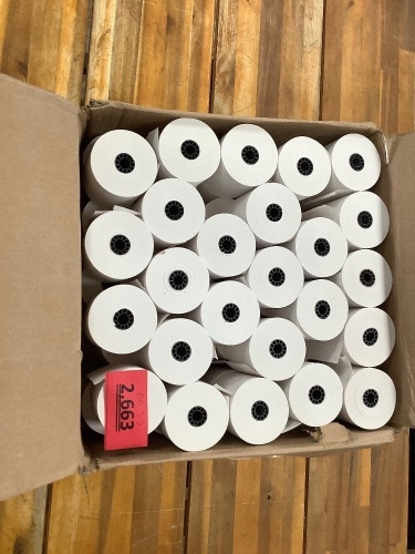 Staples Recycled Cash Register Rolls - Lot 2663