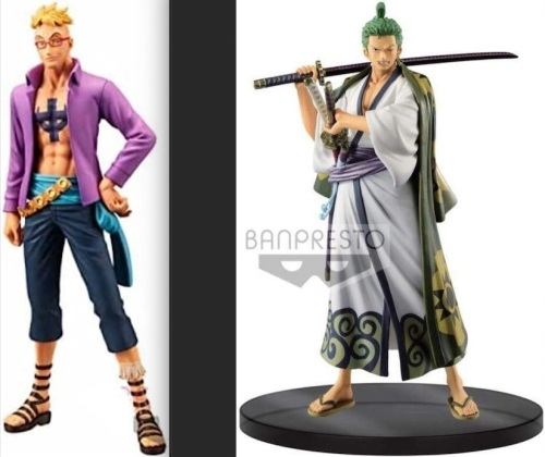 Banpresto One Piece DXF The Grandline Men WANOKUNI VOL.18 Figure ($28) and The Grandline Men Wanokuni Vol.2 DXF Figure ($29.99) - Lot 177