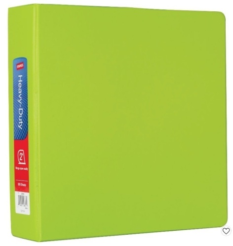 Case of 6 Staples Heavy-Duty 2" 3 Ring Binder with D-Rings - Lot 480