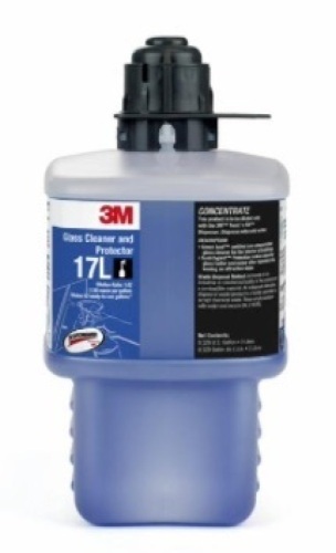 Case of 6 - 3M Glass Cleaner & Protector Concentrate, 17L, Gray Cap, 2 Liter - Lot 385