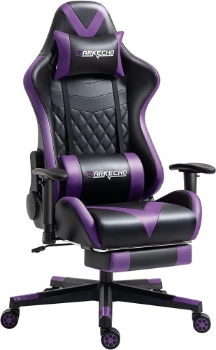 Darkecho Gaming/ Office Chair with Footrest - Lot 18