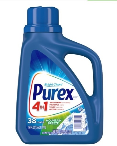 Case of 6 Purex Liquid Laundry Detergent, Mountain Breeze, 50oz, 38 Loads - Lot 371
