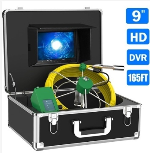 Pranite Pipe Inspection Camera with 9 Inch LCD Screen - Lot 10