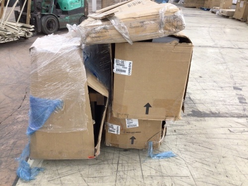 Pallet of Mixed Furniture, Condition Unknown, Unsure if Complete - Lot 562