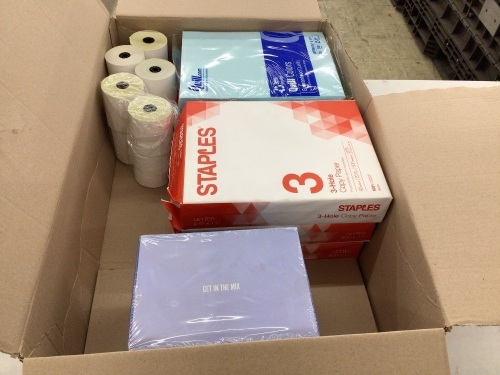 Box of Assorted Office Supplies - Lot 356