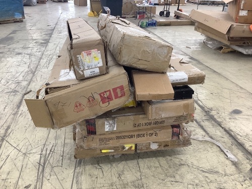 Presorted Pallet of Mixed Furniture, Unknown if Complete, Mostly Bed Parts - Lot 430