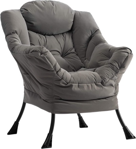 AcozyHom Modern Large Cotton Fabric Lazy Chair - Lot 256