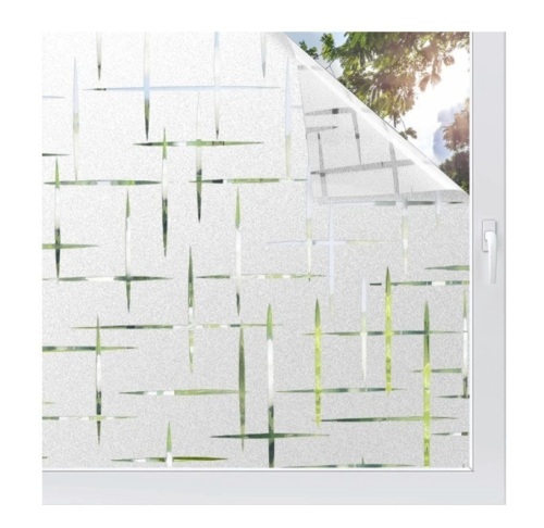 3D Cross Pattern Frosted Window Film, 35.4"x78.7" - Lot 275