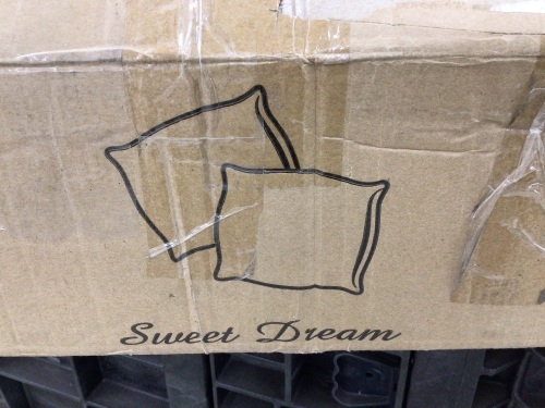 Set of 2 Goose Down Feather Pillows, King Size, 20"x36" - Lot 248