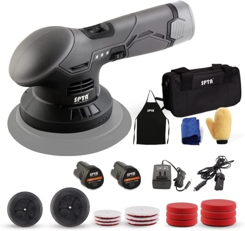 Cordless Car Buffer Polisher with Polishing Pads Kit - Lot 196