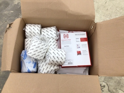 Box of Copy Paper, Manila Envelopes & Toilet Paper - Lot 375