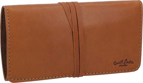 Gusti Leder Studio Casper Genuine Leather Pencil/ Art Supplies Wrap Tie Case - Lot 522