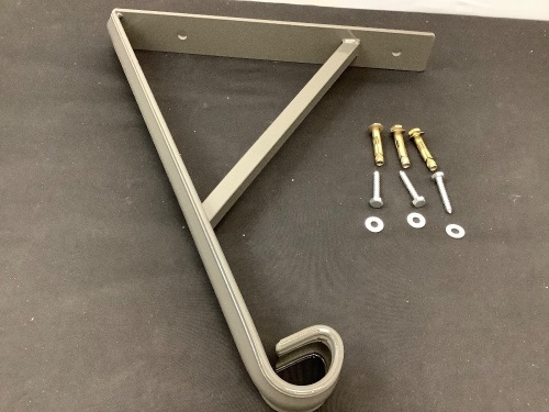 Large Metal Bracket with Hook - Lot 394