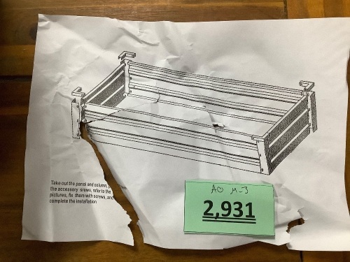 Vevor Metal Garden Bed - Lot 2931