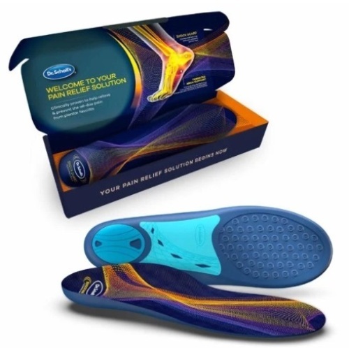 Dr. Scholl's Plantar Fasciitis Pain Relief Insoles with Arch Support for Men and Women, 1 Count, M 9.5-10/ W 10.5-11 - Lot 139