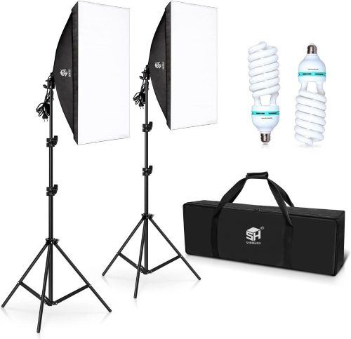 SH Softbox Photography Lighting Kit - Lot 251
