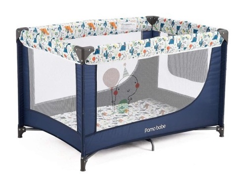 Pamo Babe Portable Enclosed Baby Playpen with Mattress - Lot 285