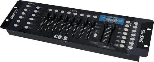 DMX 512 Stage DJ Light Controller, Lighting Mixer Board Console for Light Shows - Lot 413