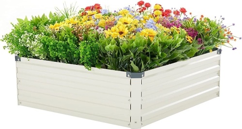 3'x3' Metal Bottomless Raised Garden Bed  - Lot 416