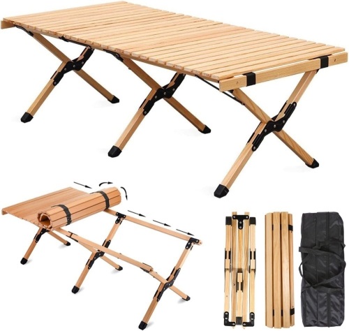 4ft Low Height Portable Folding Wooden Table - Lot 289