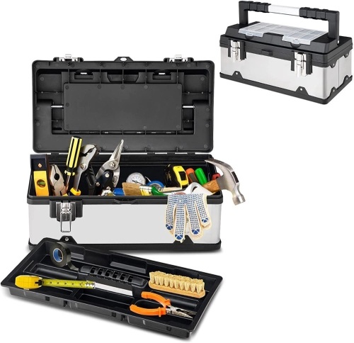 Goplus Tool Box, 19-Inch - Lot 181