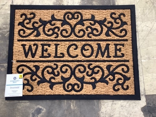Box of 4 Comfort Bay Welcome Mats - Lot 375