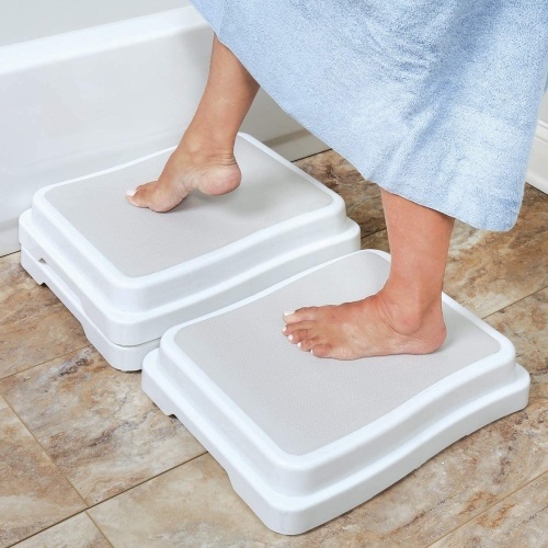 Support Plus Stackable Bath Step - Set of 3 - Lot 311