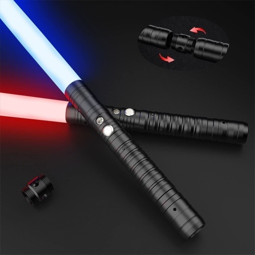 2 Pack Metal Hilt Light Sabers - Lot 327