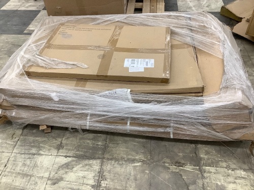 Pallet of 7 Dry Erase Boards & 1 Chair Mat - Lot 260