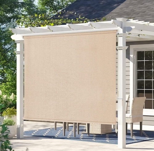 Amagenix Outdoor Roller Shades 6'(W) x 6'(H) - Lot 324