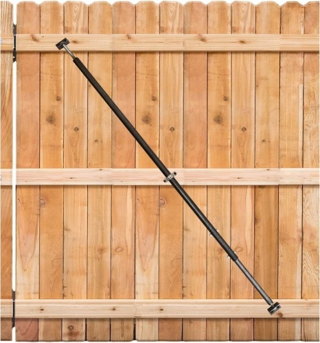 Telescopic Adjustable Anti-Sag Steel Gate Brace, Extends to 6 Feet - Lot 350