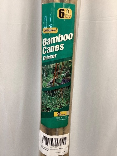 9pk Bamboo Canes, 6ft - Lot 340