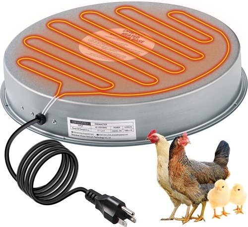 Dreyoo Poultry Waterer Drinker Heated Base, 125 Watts - Lot 300