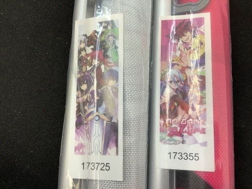 Lot of (2) Cosplay Anime Hanging Fabric Painting - Lot 228
