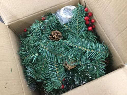 Christmas Garland with Lights  - Lot 470