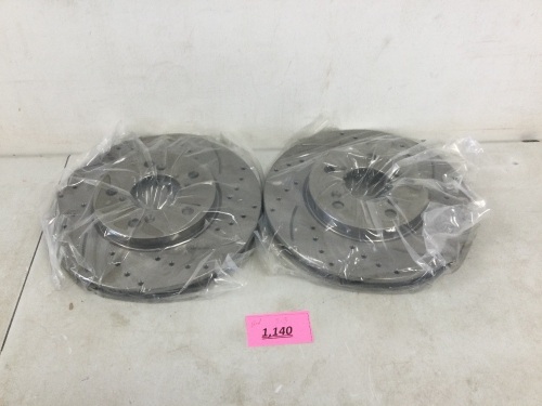 Set of 2 Brake Rotors (Unknown Vehicle) - Lot 1140