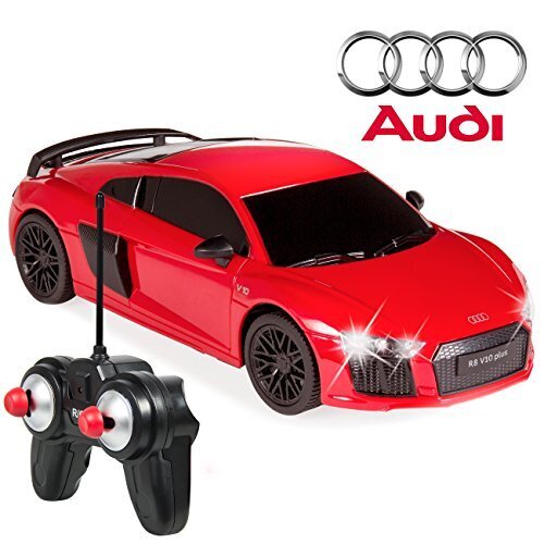 1/24 Scale Licensed RC Audi R8 Luxury w/ Lights, 27MHz Frequency - Lot 2410